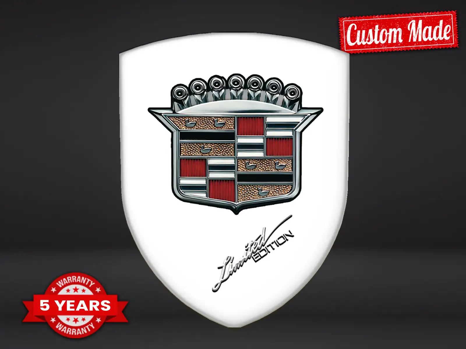 Cadillac Vinylaufkleber Auto Robust Stern Exklusiv ST